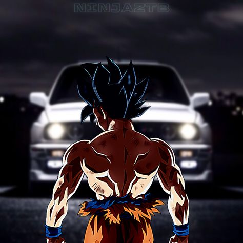 Goku with bmw blured background Bmw Anime, Blur Background, Blurred Background, Blur, Bmw, Anime, Quick Saves