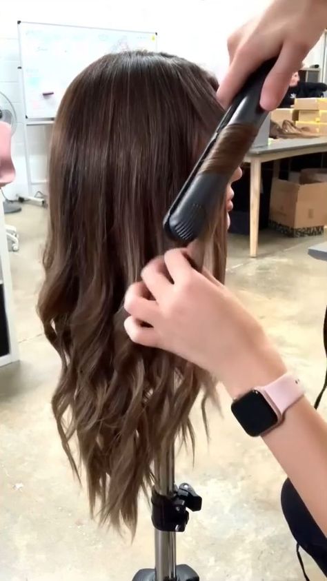 Curling your hair with a Straighter [Video] in 2022 | Curl hair with straightener, Hair curling tips, Curls for long hair How To Curl Hair Using Flat Iron, How To Lightly Curl Your Hair, Lose Curls With Straightener, How To Curl Using Flat Iron, How To Curl Using Straightener, How To Do Hair Curls, How To Curl Hair Using Straightener, How To Get Loose Curls With A Flat Iron, Straightener Curls Hairstyles