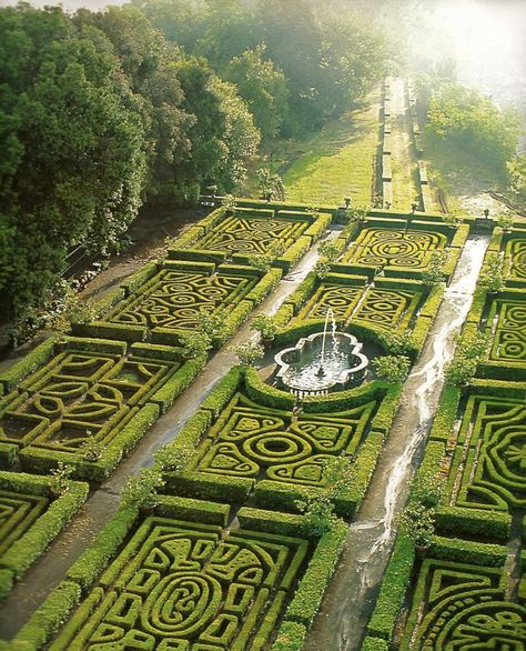 Lazio Italy, Formal Garden, Formal Gardens, Shade Garden, Dream Garden, Labyrinth, Aerial View, Hedges, Landscape Architecture