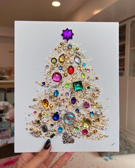 All Posts • Instagram Christmas Art Projects, Christmas Cards Kids, Christmas Tree Art, Christmas Card Art, Family Christmas Cards, Christmas Tree Painting, Christmas Card Crafts, Christmas Drawing, Christmas Paintings