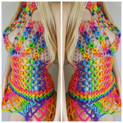 Kandi Clothing, Kandi Outfits, Kandi Clothes, Kandi Top, Kandi Skirt, Kandi Corset, Kandi Harness, Kandi Core, Kandi Cuff With Perler