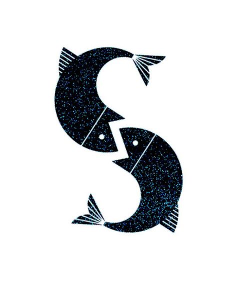 Fish Typography, Fish Illustration Design, Fish Graphic Design, Cover Ups Tattoo, S Typography, Fish Illustrations, The Letter S, Fish Graphic, Fish Illustration