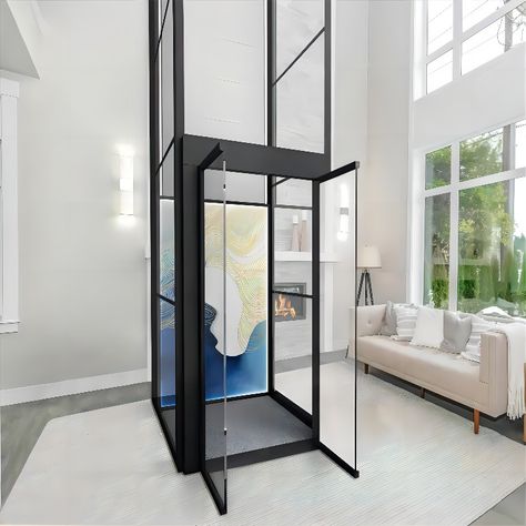 Elevator For Home, Home Elevator, Home Lift, House Lift, Luxury Modern Homes, House Elevation, House Extensions, Home House, Small Home