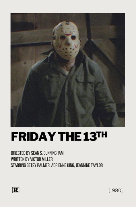 Best Slasher Movies, Good Horror Movies To Watch, Movie Posters Scary, Movies To Watch Horror, Scary Movie Posters, Movie Posters Horror, Friday The 13th Movie Poster, Halloween Scary Movies, Werewolf Movies