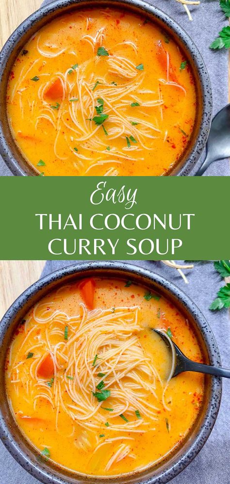 Thai Coconut Curry Soup