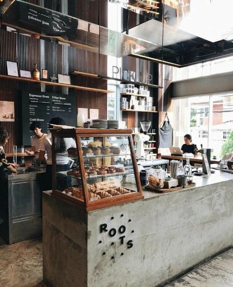 Coffee Shop Counter, Coffee Bar Station, Small Coffee Shop, Diy Coffee Bar, Coffee Bar Design, Coffee Shop Interior Design, Cozy Coffee Shop, Coffee Shop Bar, Coffee Shop Aesthetic