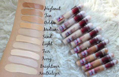 Samantha Jane: Maybelline Age Rewind Concealer New Shades Swatches Covergirl Concealer, Maybelline Age Rewind, Superstay Maybelline, Maybelline Age Rewind Concealer, Best Under Eye Concealer, Maybelline Foundation, Instant Age Rewind Concealer, Camouflage Makeup, Age Rewind Concealer