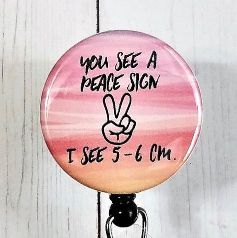 Ob Nurse, Ob Nursing, Fun Shirts, Labor And Delivery, Resin Ideas, Id Badge Reels, Nurse Badge Reel, Nurse Badge, Retractable Badge Reel