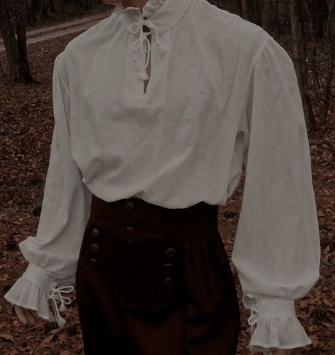 Pirate Inspired Outfits Casual Men, Prince Casual Outfit, Romantic Era Mens Fashion, Hamlet Outfit, Prince Aesthetic Outfit, 1800s Fashion Aesthetic, Victorian Boy Aesthetic, Sailor Outfit Mens, 1800s Fashion Male