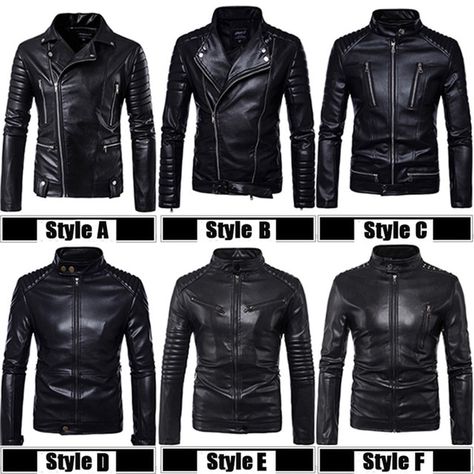 Top Quality Pu 2018 New Fashion Male Biker Mortorcycle Black Leather Jacket Men Plus Size 5xl Shoulder Protector Design - Faux Leather - AliExpress Best Leather Jacket Design For Men, Biker Jacket Outfit Men, Men Leather Jacket Outfit, Biker Outfit Men, Biker Leather Jacket Men, Leather Jacket Jeans Outfit, Leather Jacket Design, Male Biker, Jean Jacket Outfits Men