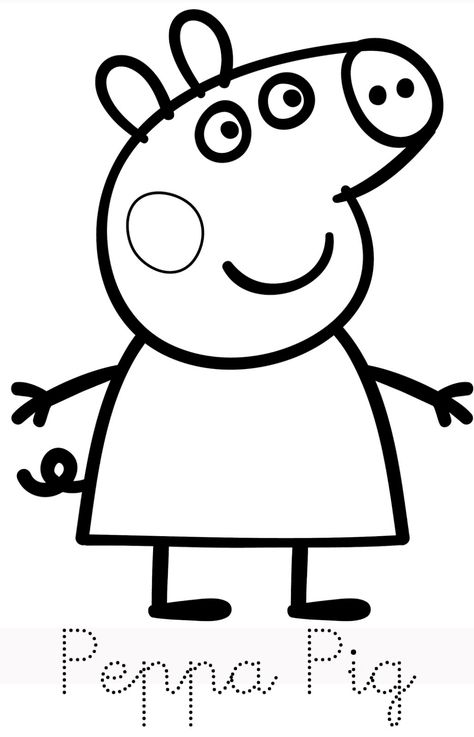 Peppa Pig Coloring Pages - Best Coloring Pages For Kids Peppa Pig Drawing, Peppa Pig Imagenes, Heo Peppa, Pig Coloring Pages, Peppa Pig Cartoon, Peppa Pig Colouring, Worksheet Coloring, Candy Coloring Pages, Peppa Pig Wallpaper