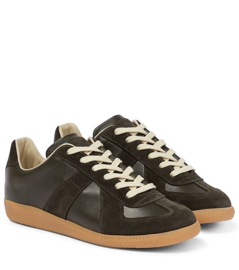 Shop or share your style of the product on ModeSens! Maison Margiela's Replica sneakers have gained icon status among the fashion set and sneakerheads alike. Shoes Wishlist, Replica Sneakers, Maison Margiela Replica, Digital Wardrobe, Margiela Sneakers, Margiela Replica, Shoe Wishlist, Margiela Shoes, Brown Sneakers