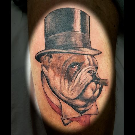 Churchill the dog :) British Tattoo, British Cat, Bulldog Tattoo, Dog Line Art, Bulldog Mascot, Bull Tattoos, Tattoo Prices, Dog Line, British Bulldog