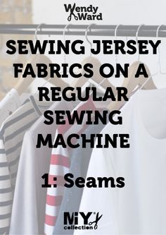 How to use your regular sewing machine to sew knit fabric Fat Quarter Projects, Sewing Machine Parts, Beginner Sewing Projects Easy, Leftover Fabric, Sewing Projects For Beginners, Sewing Skills, Sewing For Beginners, Sewing Basics, Learn To Sew