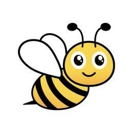 Insect Character, Bee Cartoon, Flying Bee, Character Vector, Bee, Clip Art