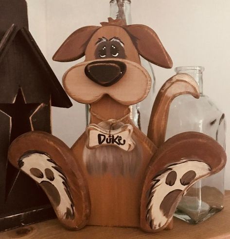 Barnwood Ideas, Critter Sitters, Wood Yard Art, Wood Craft Patterns, Wood Animal, Dog Crafts, Diy Holz, Christmas Wood Crafts, Gnomes Crafts