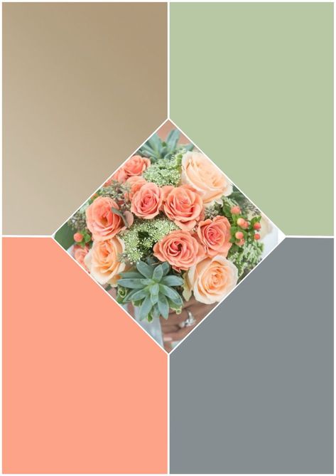 Guest room colors: Champagne/sage green/peach/pewter gray Burgundy Bedroom, Peach Bedroom, Guest Room Colors, Sage Green Living Room, Deco Nature, Living Room Color Schemes, Grey Color Scheme, Peach And Green, Room Color Schemes