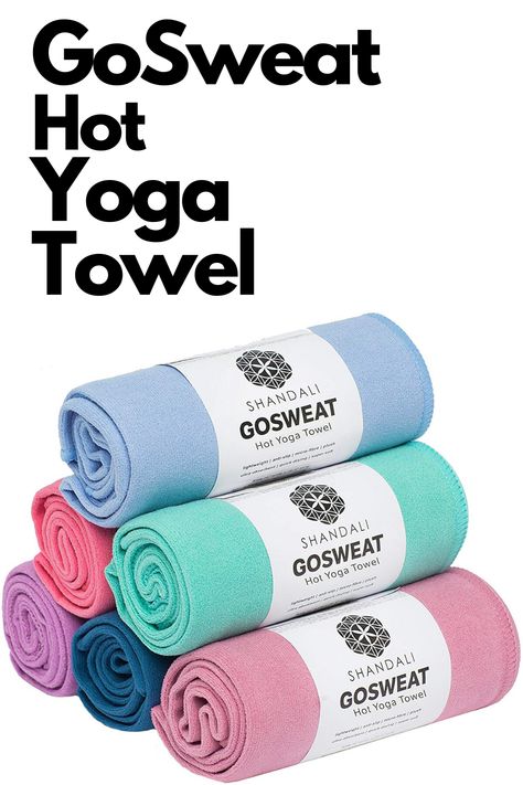 SHANDALI GoSweat Non-Slip Hot Yoga Towel with Super-Absorbent Soft Suede Microfiber in Many Colors, for Bikram Pilates and Yoga Mats. #yoga #hotyoga #affiliate #yogatowel Yoga Towel Mat, Lavender Towels Yoga, Hot Yoga Mat, Blogilates Yoga Mat, Cotton Yoga Mat, Yoga Mat Towel, Yoga Mat Strap, Custom Yoga Mat, Diy Towels