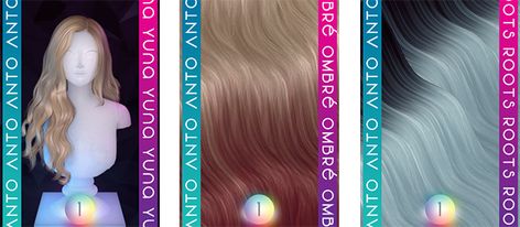 ​​﻿​﻿﻿The Chromatic Collection (Version 1.1 12/11/2020) | Anto on Patreon Sims 4 Anto Hair Patreon, Anto Sims 4 Cc, Sims 4 Hair Color Palette, Anto Sims 4 Hair, Sims 4 Cc Anto Hair, Sims 4 Anto Hair, Berry Ideas, Sims 4 Studio, Diy Hair Color