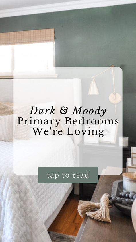 We love creating primary bedroom suites that feel like a sanctuary for our clients. What’s better than having a peaceful place in your home that’s just for you!? Watch the video in our latest blog post to see 18 primary bedrooms we're loving in three of our favorite design aesthetics: Coastal & Airy, Earth Tones, and Dark & Moody. Moody Master, Earth Tone Bedroom, Primary Bedrooms, Cottage Images, Moody Design, Earth Tone Color Palette, A Peaceful Place, Bedroom Suites, Moody Bedroom