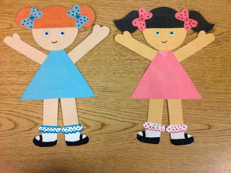 paper doll pattern *** Felt Weather, Diy Paper Dolls, Library Decorations, Paper Doll Craft, Felt Boards, Diy Gifts For Girlfriend, Toddler Painting, Weather Chart, Ideas For Classroom