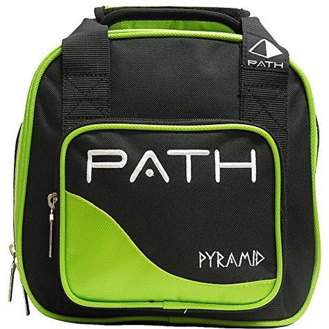 Pyramid Path Double Roller Bowling Bag (Black/Lime Green) Pilates Machine, Best Trail Running Shoes, Indoor Trampoline, Rolling Bag, Solar Charge Controller, Ball Storage, Baseball Bats, Solar Panels For Home, Tennis Rackets