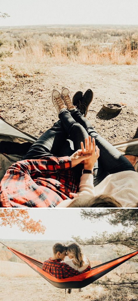 Camping Engagement Photos, Camping Photoshoot, Camping Couples, Playful Couple, Couple Camping, Couples Camping, Camping Couple, Tent Camping Hacks, Camping Desserts