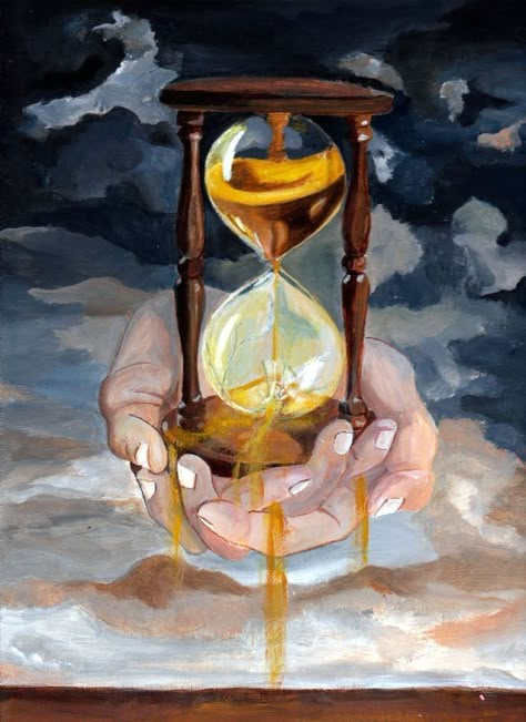 Hourglasses, Sands Of Time, Surrealism Painting, Hour Glass, Time Art, Abstract Tattoo, Ap Art, Scripture Art, Surreal Art