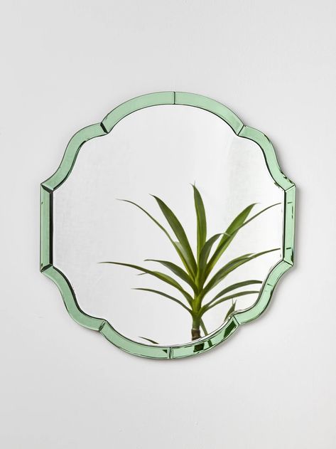 Round Mirrors | Oliver Bonas Large Circle Mirror, Circle Mirror, Mirror Sign, Art Deco Mirror, Green Mirrors, Mirror Shapes, Pink Round, Hanging Fixture, Bathroom Inspiration Decor