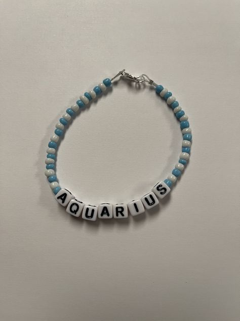 All my zodiac besties this is for you! Handmade with glass seed beads and plastic square letters. Other colors are available! Zodiac Sign Clay Bead Bracelets, Zodiac Besties, Clay Bead Bracelet Zodiac, Star Sign Beaded Bracelets, Square Letters, Zodiac Sign Bracelet Jewelry Gift, Aquarius Bracelet, Zodiac Sign Bracelet, South Bend