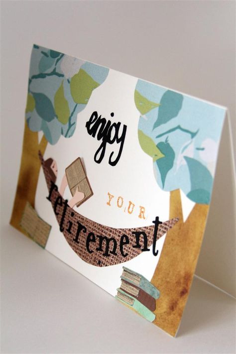 emuse: Retirement card Retirement Painting Ideas, Retirement Card Ideas Handmade, Teacher Retirement Cards Handmade, Retirement Cards Handmade For Men, Retirement Cards Handmade For Women, Retirement Card Ideas, Diy Retirement Cards, Retirement Cards Handmade, Retirement Greetings