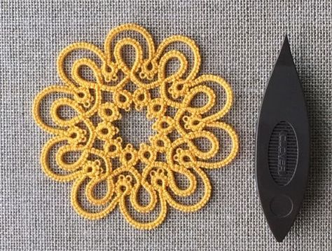 Needle Tatting Patterns Free Doilies, Tatting Doily Pattern Free, Tatted Doily Patterns Free, Easy Tatting Patterns, Needle Tatting Patterns Free, Tatting Lace Pattern, Tatting Doily, Tatting Patterns Free, Tatting Necklace