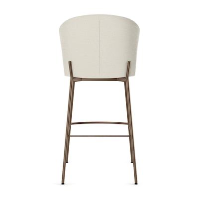 Amisco Camilla Cream Boucle Polyester / Bronze Metal 27.25-in H Counter height Upholstered Metal Bar Stool Back in the Bar Stools department at Lowes.com Metal Bar Stool, Metal Bar Stools, Bronze Metal, Metal Bar, Counter Height, The Bar, Bar Stool, Stools, Bar Stools