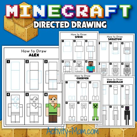 Minecraft Dice Game - The Activity Mom Roblox Learning Activities, Minecraft Therapy Activities, Roblox Activities For Kids, Minecraft Activities For Kids, How To Draw Minecraft, Minecraft Homeschool, Minecraft Worksheets, Draw Minecraft, Free Printable Minecraft