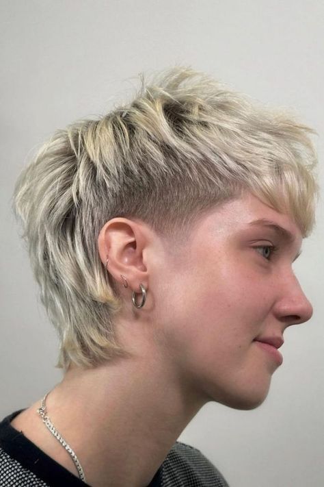 Soft Mullet On Short Hair