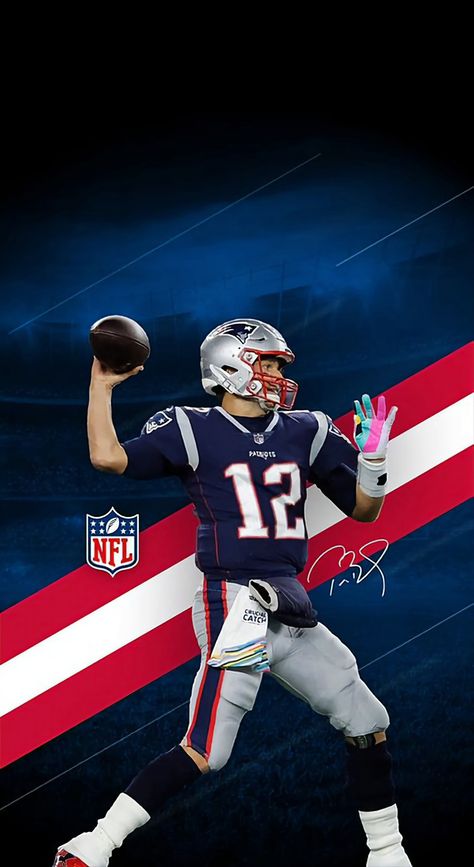 Tom Brady HD [Re-Mastered] Tom Brady Wallpaper, Patriots Wallpaper, New England Patriots Wallpaper, Nfl Legends, Lebron James Lakers, Home Screen Design, Patriotic Art, Julian Edelman, Patriots Football