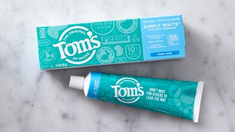 Water used to make Tom\'s toothpaste contaminated with bacteria, mold #DailyMail Toms Toothpaste, Pseudomonas Aeruginosa, Colgate Palmolive, Urinary Tract, Manufacturing Facility, Toothpaste, Molding, Maine, Water