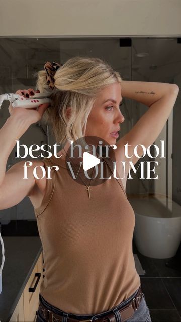 Jocelyn McClellan on Instagram: "My number one hair tool for adding long-lasting volume?? THE VOLOOM 🤌🏼

If you want to try it, comment ‘VOLOOM ME’ down below for the link- my code ‘JOCELYN20’ should automatically be applied at checkout if you use that link to receive a discount!

Remember, keep this tool on lower heat than your normal styler and do not leave it in your hair long at all- just a fast crimp (avoid your very front pieces and top section of hair too). Also as a side note… you should always be using products on your hair before blowdrying that protects and feeds it! Check out my blog for more info on that (comment ‘HAIRCARE’ below as well for every product/tool I use and why!) 😚

Do you have any questions about how to achieve long-lasting volume? Ask them below!

#hairtips # Best Way To Get Volume In Hair, Hair Volume Increase Tips, How To Give Your Hair Volume, Volume Hair Products, How To Give Volume To Front Of Hair, Give Hair More Volume, How To Get More Volume In Hair, Hair Volume Hacks, Best Hair Mousse For Volume