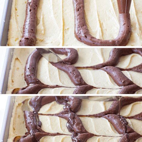 Marble Sheet Cake Recipe, Marble Sheet Cake, Rectangle Cakes, Marbled Cake, Cake Marble, Marble Sheet, Mint Chocolate Cake, Chocolate And Vanilla Cake, Rectangle Cake