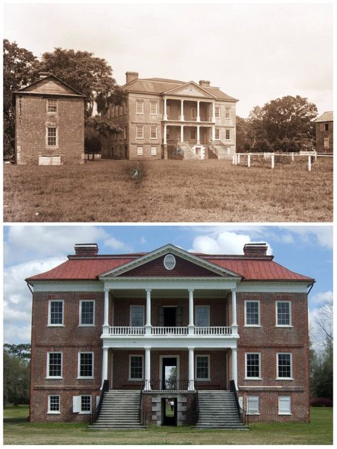 Drayton Hall (Charleston, South Carolina) Historic Colonial Homes, Drayton Hall, Houses In America, Usa House, 13 Colonies, Amazing Homes, Colonial Times, Downtown Charleston, United States History