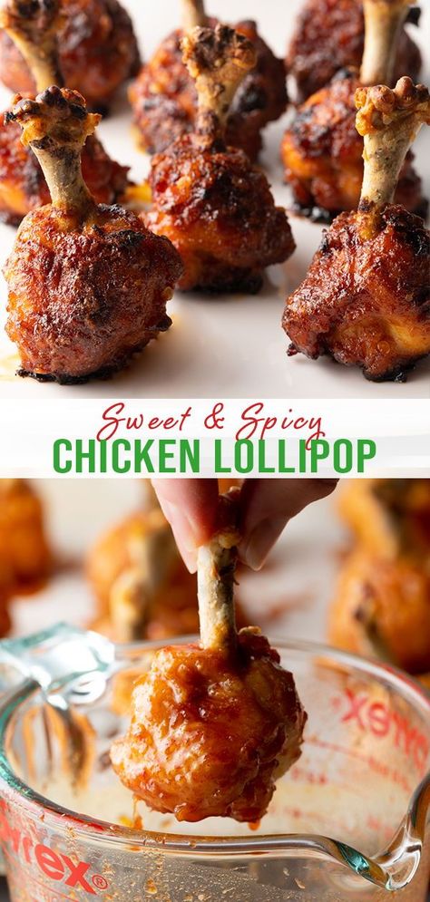 Chicken Drumstick Pops, Chicken Wings Appetizers, Chicken Lilpop, Chicken Pops Recipe, Chicken Drumette Recipes, Lollipop Wings, Chicken Drumstick Appetizer, Air Fryer Chicken Lollipops, Drumette Recipes