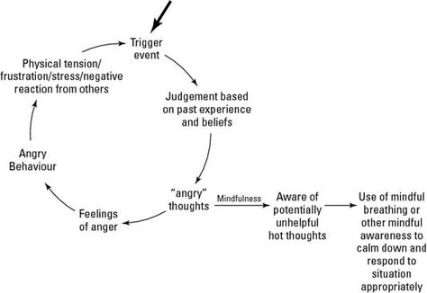 Anger and Mindfulness Anger Cycle, Healthy Anger, Energy Drainers, Counselling Tools, I Am Statements, Lack Of Energy, Anger Management, Energy Level, Healing Journey