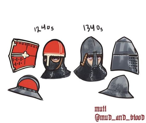 Medieval Helmets Design, Knight Helmet Drawing, Medieval Knight Art, Bretonnian Knight, Medieval Character Design, Medieval Warriors, Helmet Drawing, Violetta Disney, Medieval Drawings