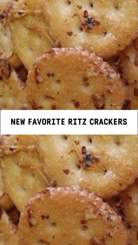 Ritz Cracker Recipes Appetizers, Homemade Ritz Crackers, Crackers Appetizers, Ritz Cracker Recipes, Ritz Cracker, Homemade Crackers, Ranch Dressing Mix, Cracker Snacks, Cracker Recipes