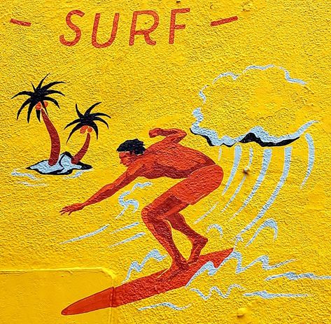 Hawaii Aesthetic Vintage, Retro Beach Aesthetic, Retro Surf Art, Surf Logo, Hawaii Party, Vintage Aloha, Retro Surf, Hawaii Homes, Hawaii Surf