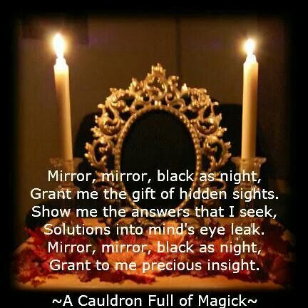 Mirror mirror Spell Magic, Witch Board, Scrying Mirror, Wiccan Witch, Magick Spells, Candle Magick, Wiccan Spell Book, Witch Spell Book, Wicca Witchcraft