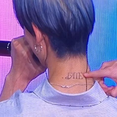 ni-ki's "fate" tattoo Enhypen Fate Tattoo, Enhypen Tatoos Ideas, Niki Piercing, Fate Tattoo Ideas, K Pop Tattoo Ideas, Idol Tattoo, Enhypen Tattoo Ideas, Treasure Tattoo, Enhypen Tattoo