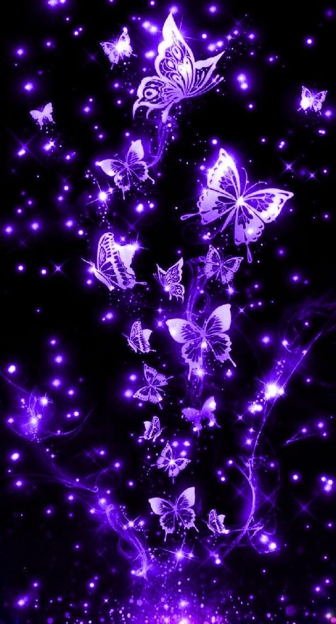 Purple Butterfly Wallpaper, Glittery Wallpaper, Butterfly Wallpaper Backgrounds, Pretty Wallpapers Backgrounds, Purple Butterfly, Butterfly Wallpaper, Purple Wallpaper, Wallpapers Backgrounds, Pretty Wallpapers