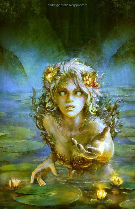 Fantasy art water nymph Fantasy Magic, Soyut Sanat Tabloları, Arte Inspo, Mystical Creatures, Arte Fantasy, Mermaid Art, 판타지 아트, Fantasy Inspiration, Magical Creatures