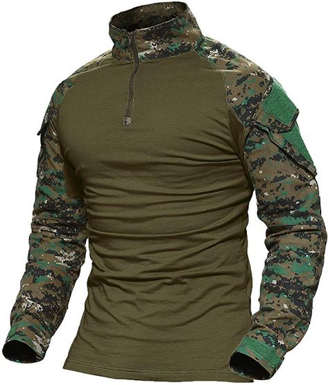 Survival Clothing, Tactical Shirt, Combat Pants, Combat Shirt, Camo Shirt, Army Camo, Military Combat, Tactical Clothing, Army Shirts